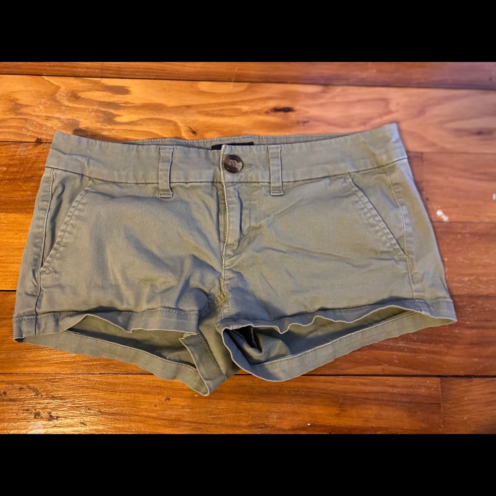 Green shorts